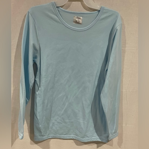 Go Under long sleeve shirts. Women’s size large light blue - Picture 1 of 4